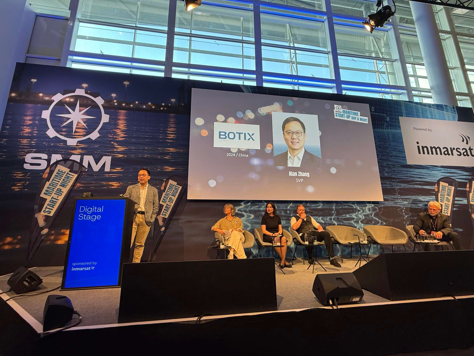 Alan Zhang delivered a presentation